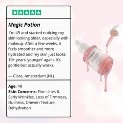 DDBSHIY PDRN Pink Peptid Anti-Aging Serum Flasche von jijo mit rosa-weißer Verpackung, 30 ml Größe.