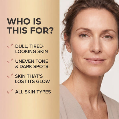 Who the kojic acid turmeric brightening hydrogel mask is for