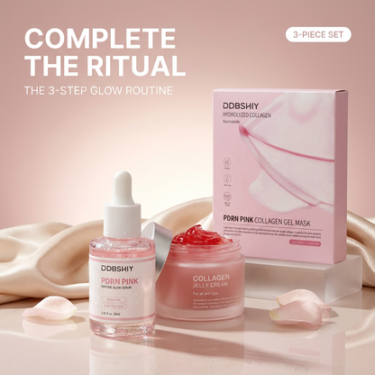 DDBSHIY ritual set: PDRN serum, collagen jelly cream, collagen mask